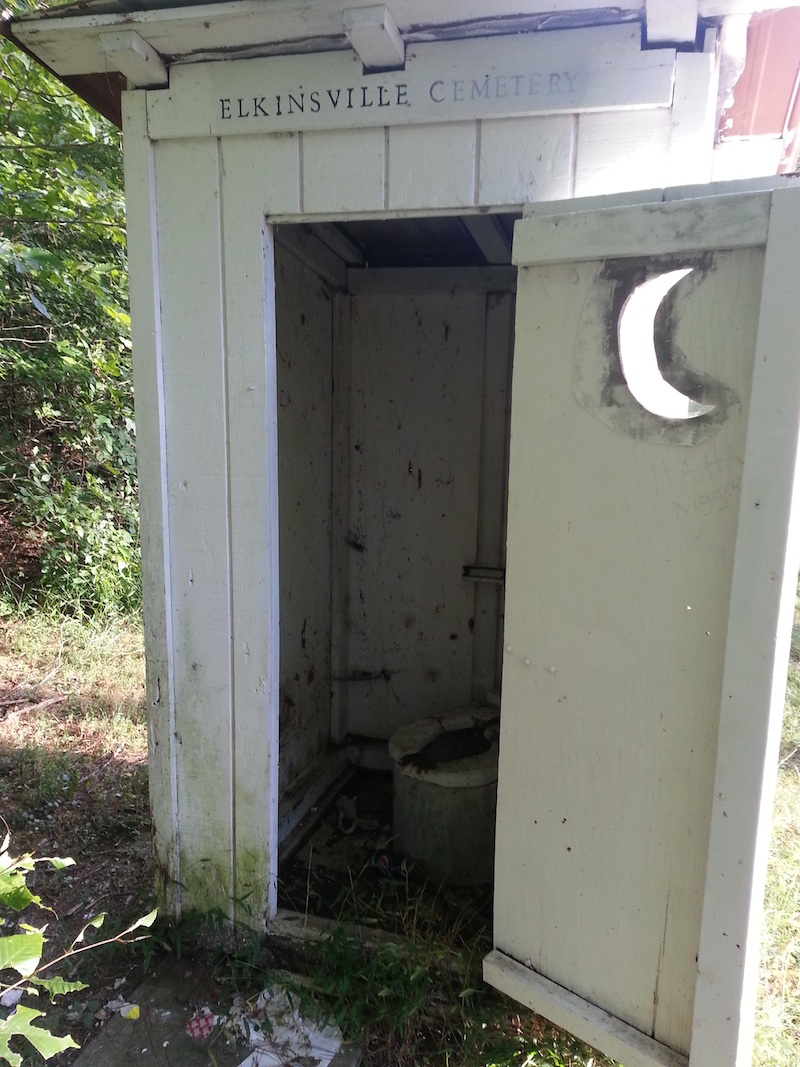 Graveyard Outhouse
